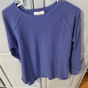 Zenana Outfitters Women's Long Sleeve Purple Top